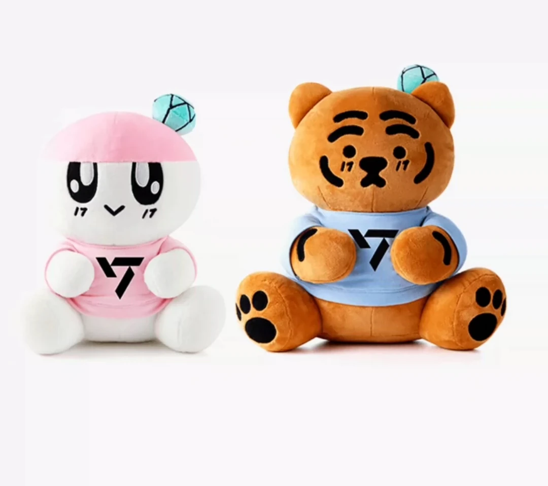 【现货包邮】SEVENTEEN 次 蹦蹦跟躺肥虎联名玩偶set 25cm