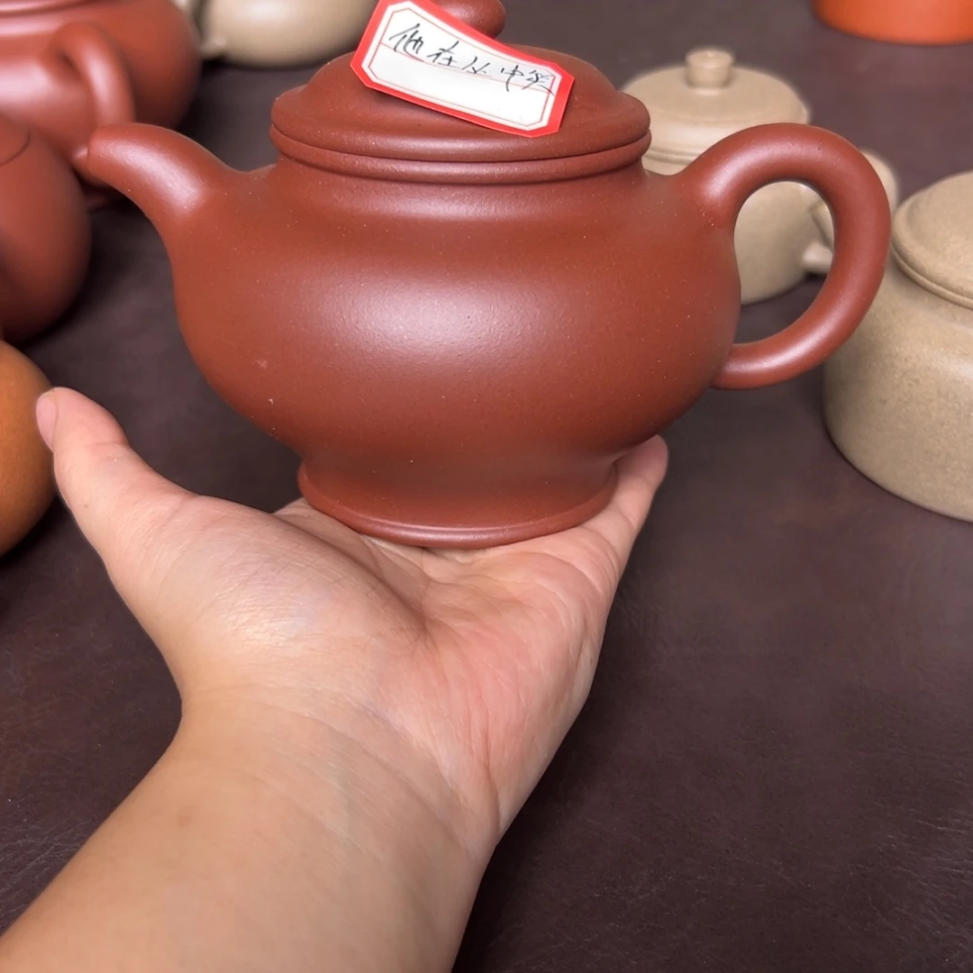 绿***裳紫砂茶壶微瑕420毫升