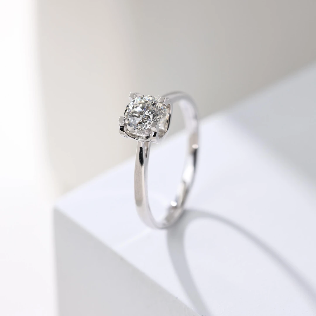 【举石臻选】TA1216-1204-14钻石戒指18k（一件）H