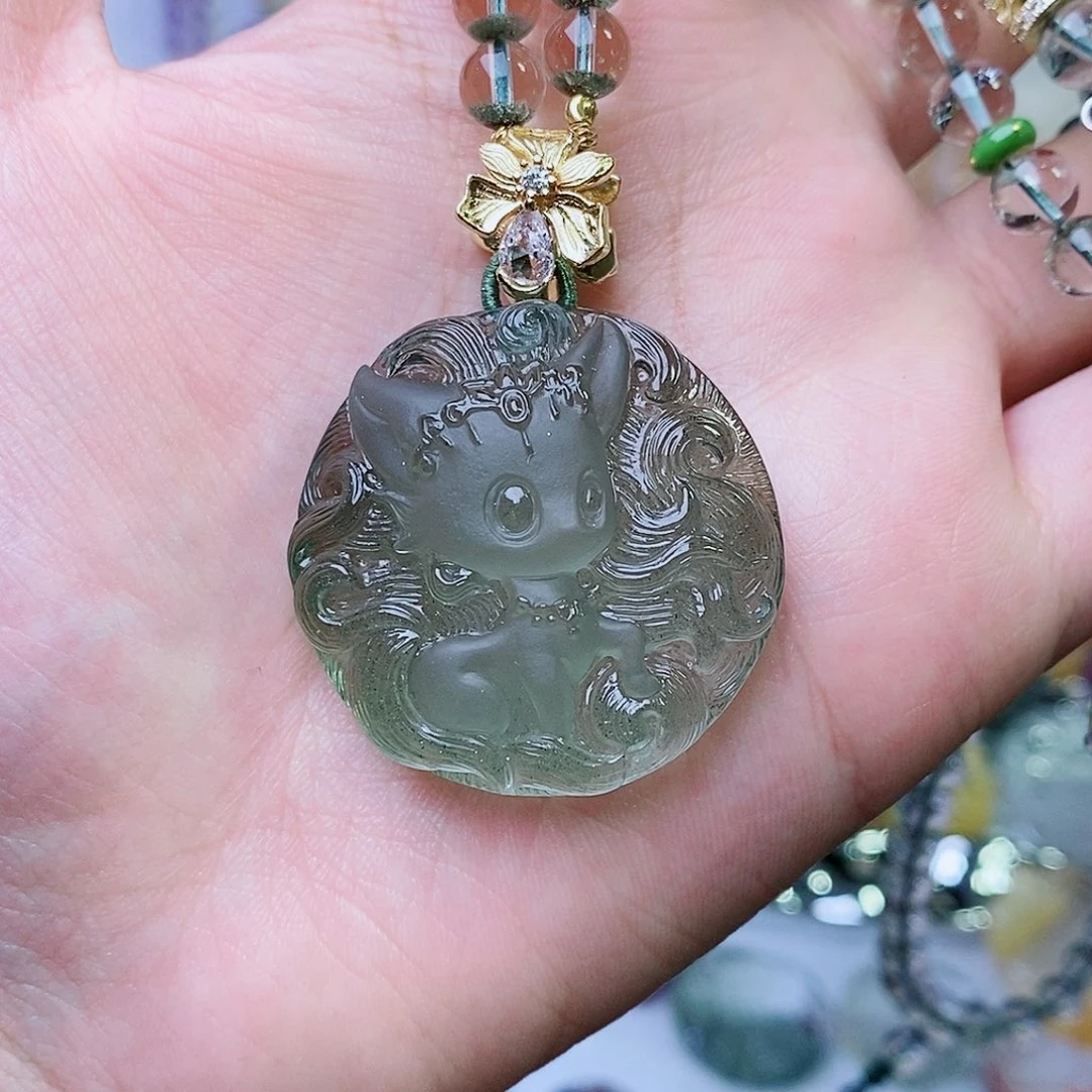 未镶嵌吊坠(赠链)水晶