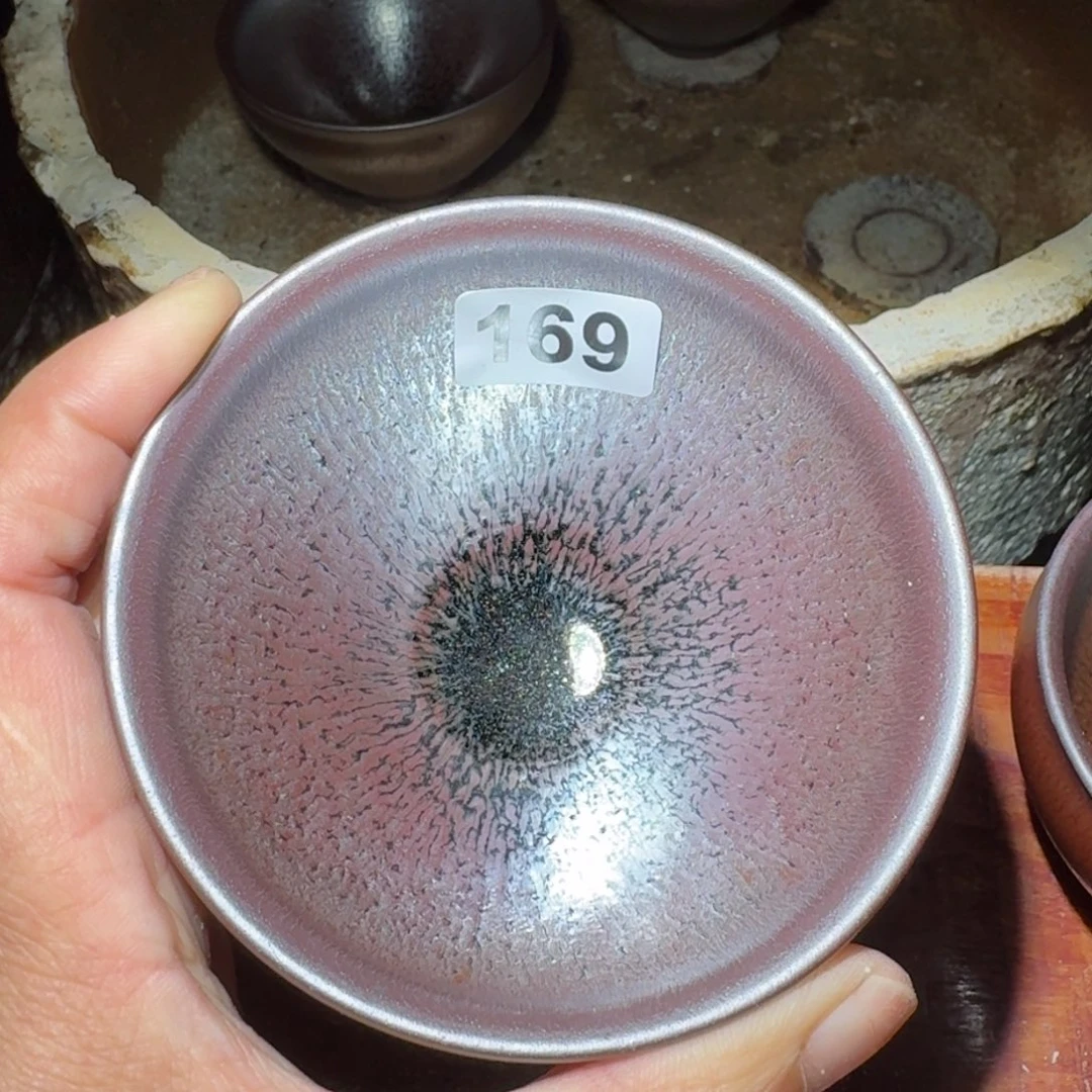 小雨茶盏，手工柴烧，