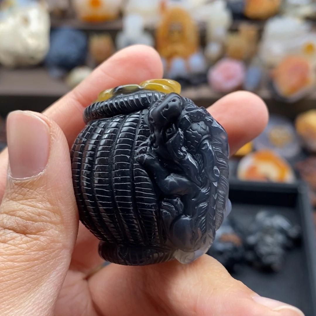 未镶嵌吊坠(不含链)玛瑙/玉髓关****冒