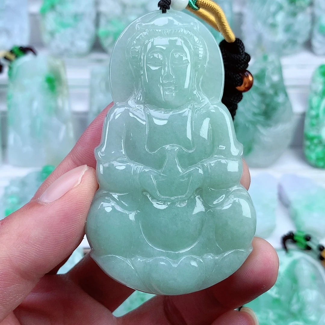 翡翠未镶嵌颈饰翡翠吊坠