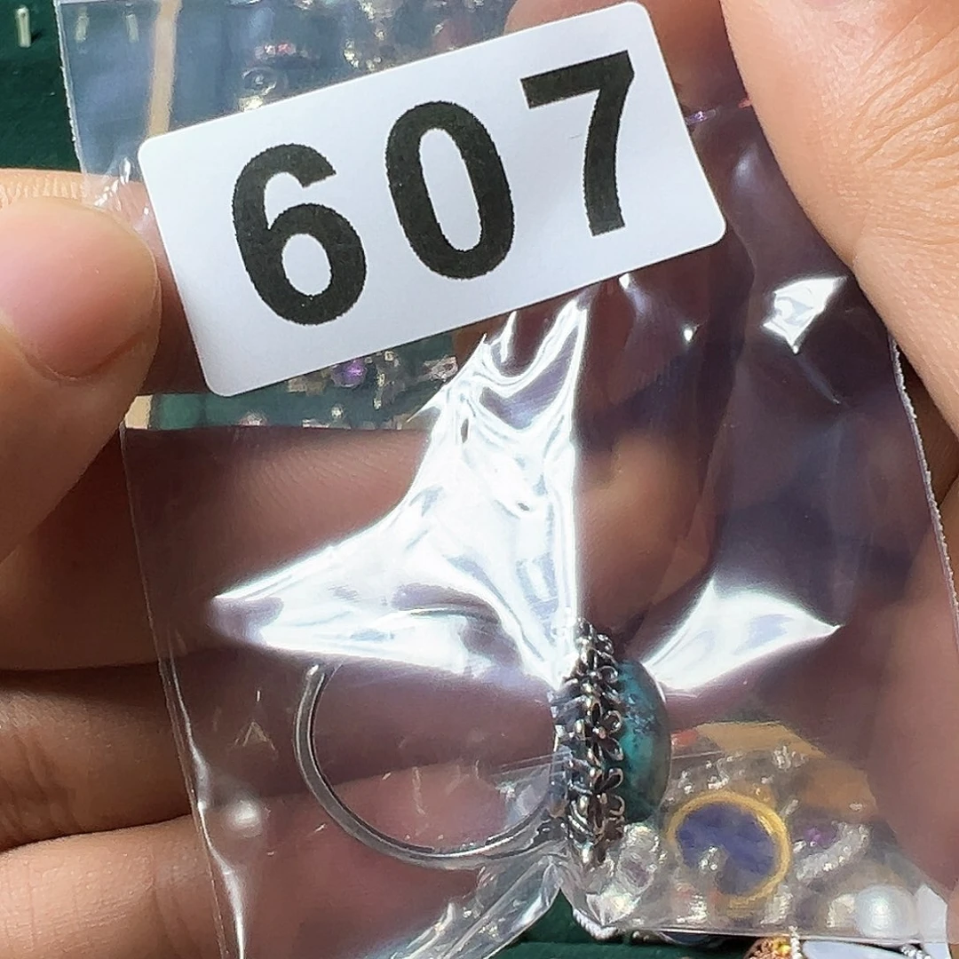 石英质玉戒指银S925镶嵌马*～
