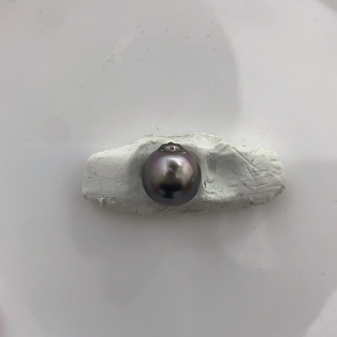 海水珍珠裸珠大溪地11.49mm款后无暇