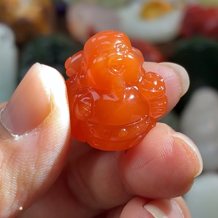 南红玛瑙未镶嵌颈饰