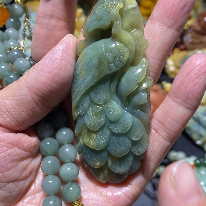 岫玉岫玉吊坠未镶嵌