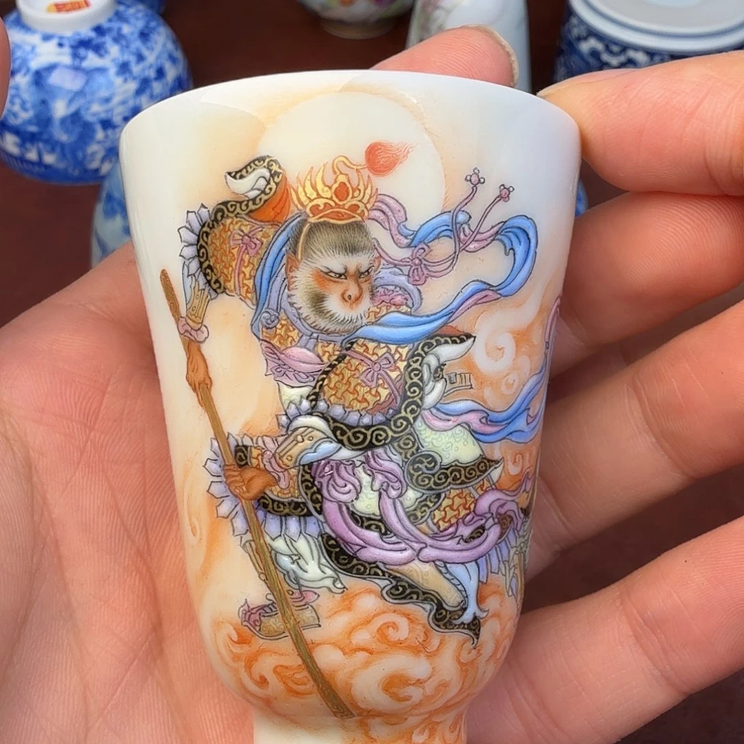 杯东***师现代景德镇全手工全手绘茶具16888