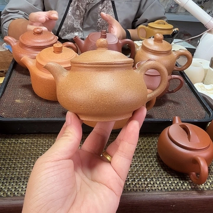 紫砂茶壶黄降坡10毫升