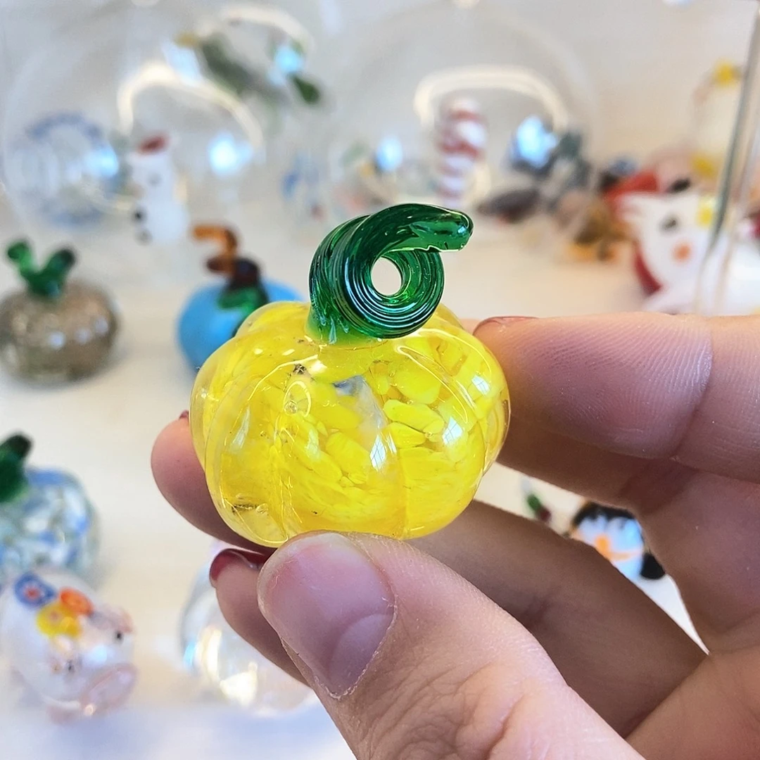 琉璃手工艺品南瓜