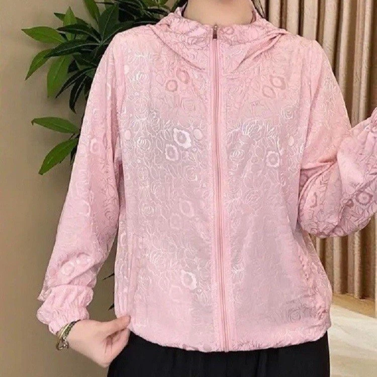 遮阳衣女夏款新款遮阳夏季女士薄外套宽松户外透气遮阳服