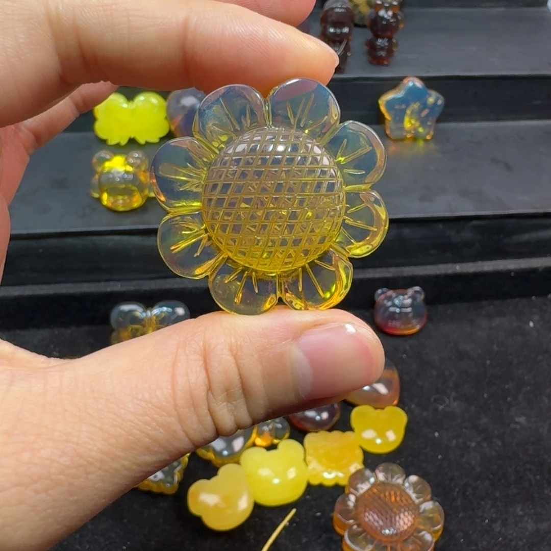 琥珀颈饰未镶嵌D**r琥珀