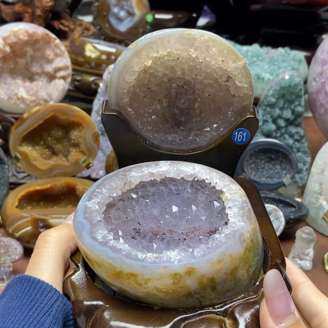 未镶嵌紫晶摆件水晶