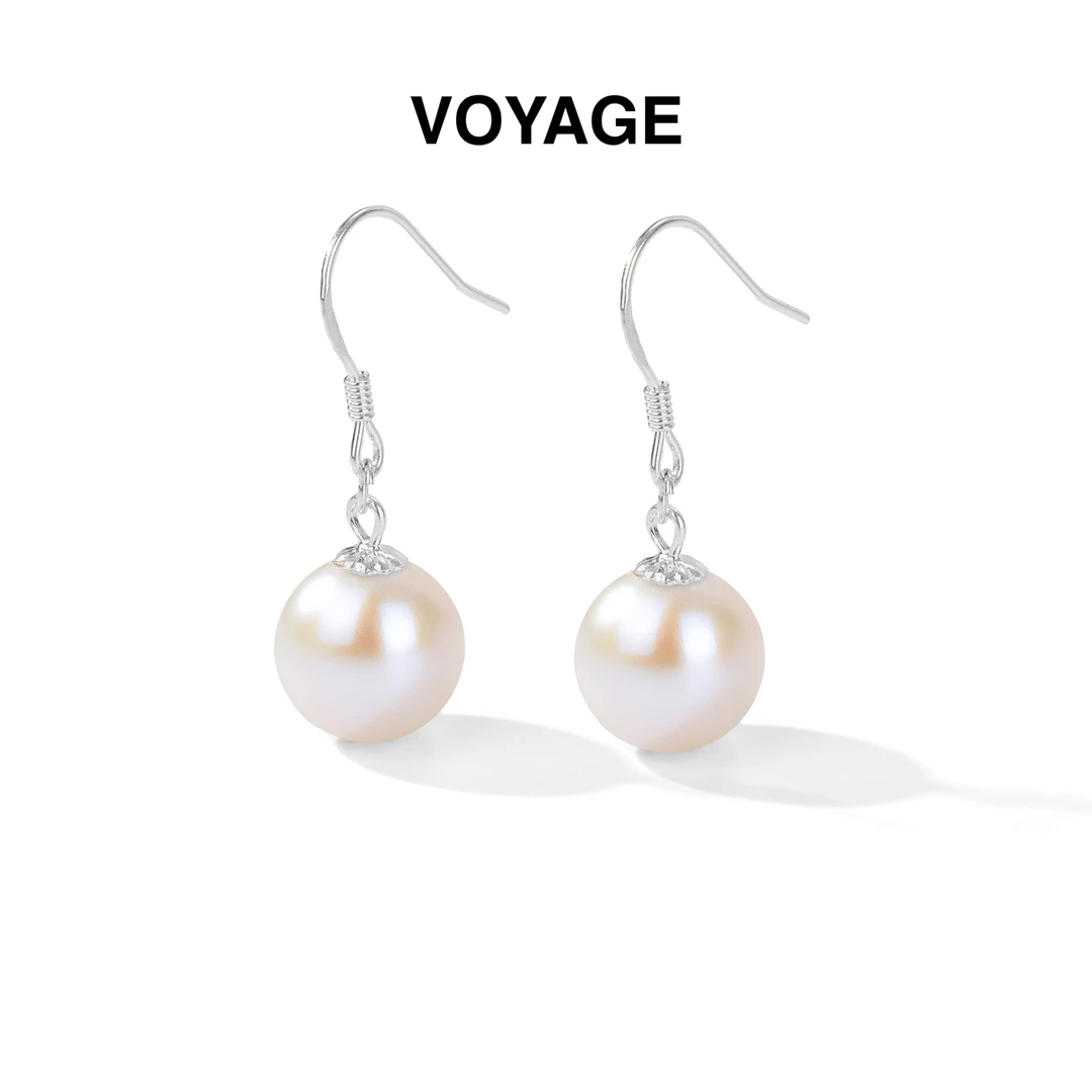 925银耳饰 S925银珍珠耳钉粉光耳环耳坠轻奢经典法式优雅复古时尚