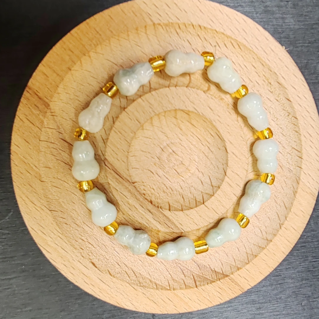 天然翡翠a货葫芦珠手串多样性随机发一或直播间挑选