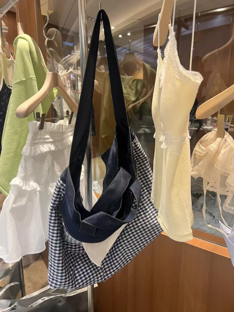 韩国东大门正品时尚格子包包021108（NO退NO换）