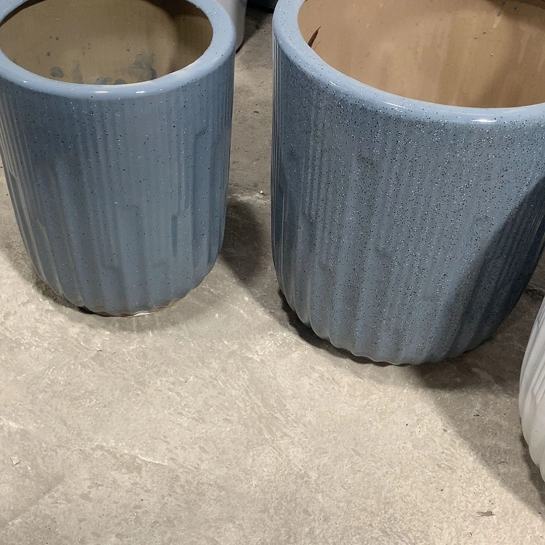 高温陶瓷花盆微瑕