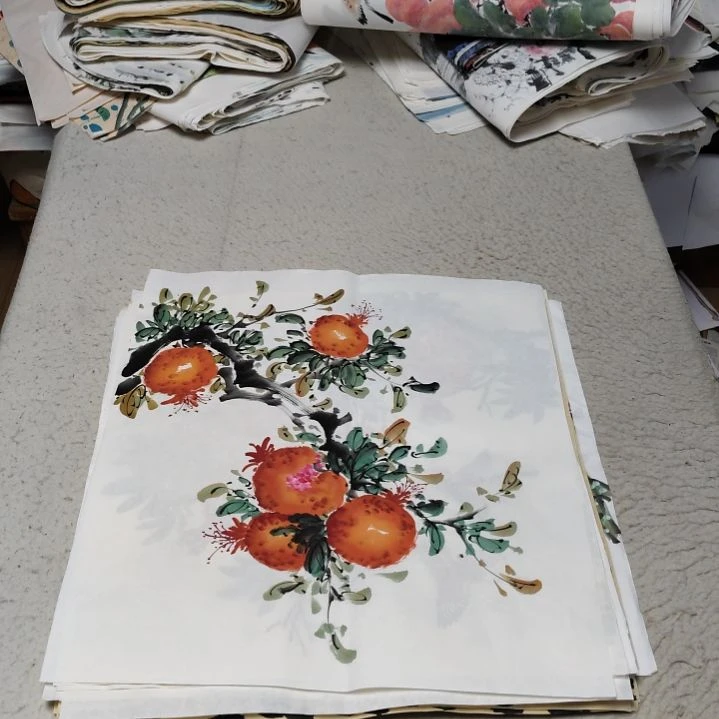 邸***恩国画国画花鸟花鸟国画