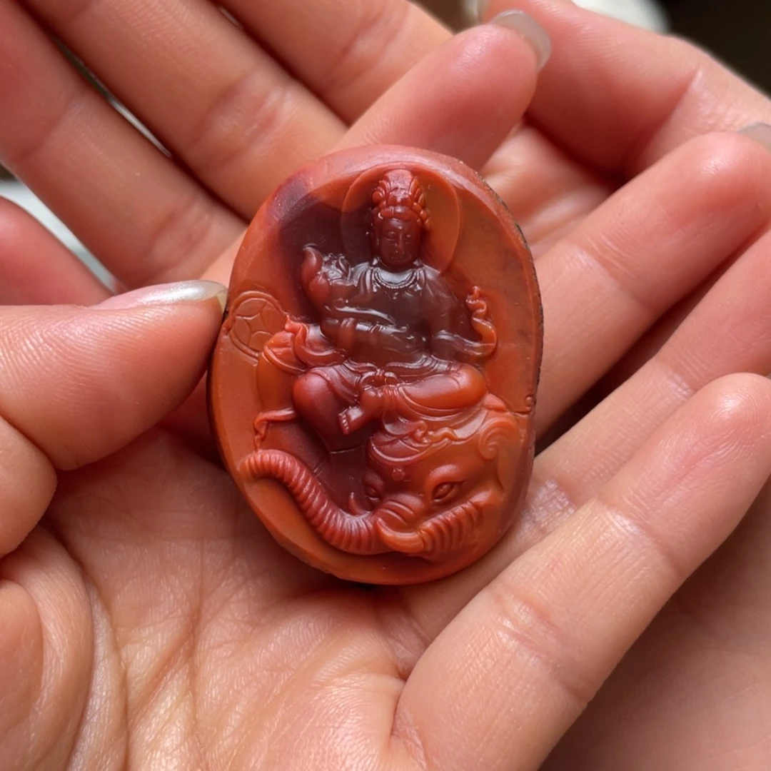 【闪购商品】定制南红玛瑙未镶嵌琴****2