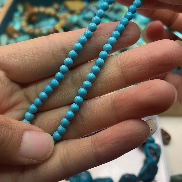 石材卡3.8精工蓝单圈