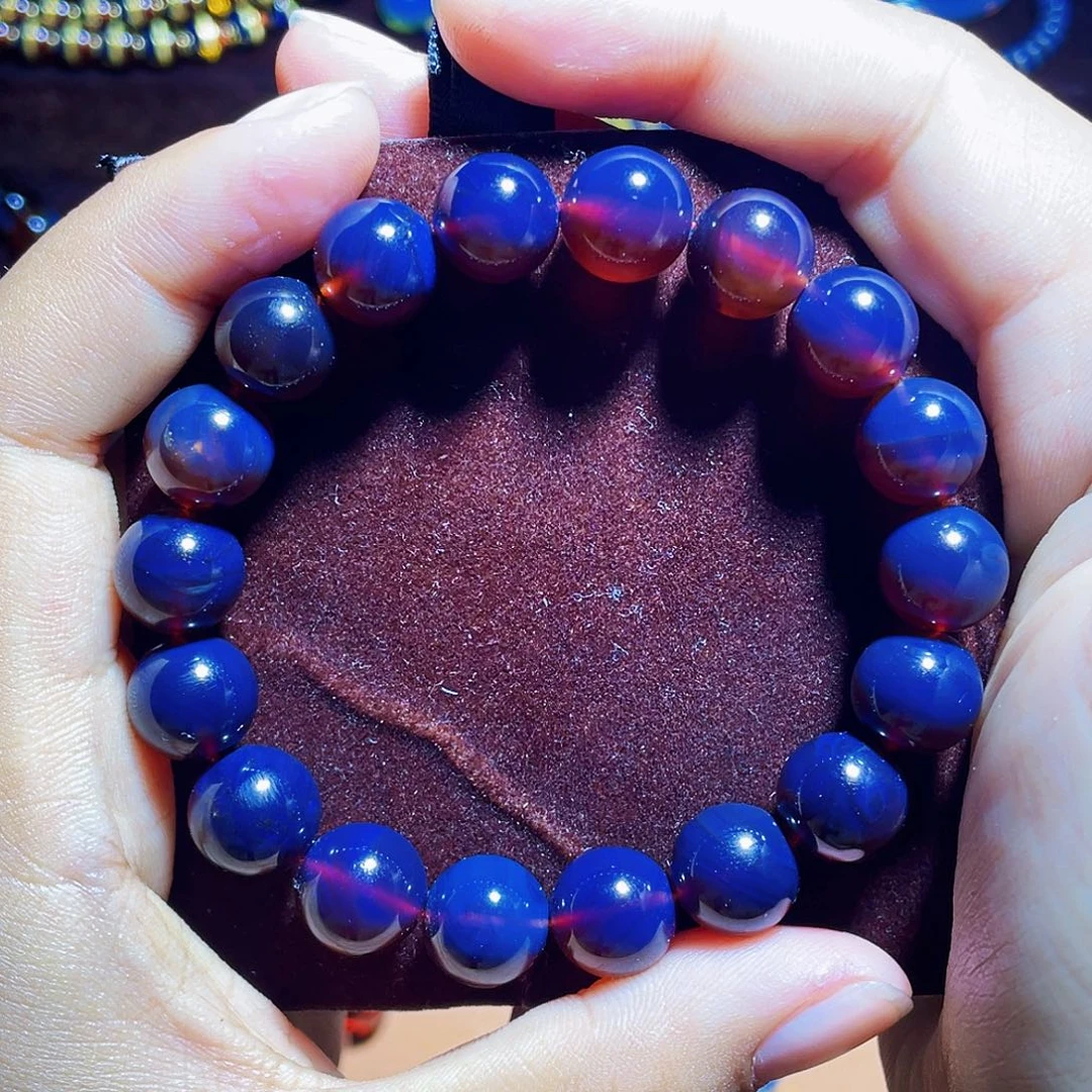 琥珀裸石未镶嵌1***3紫蜜