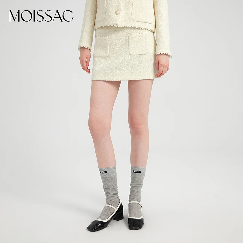 【星线好物】MOISSAC摩萨克2025秋法式优雅香风半身裙女MTFQ20201