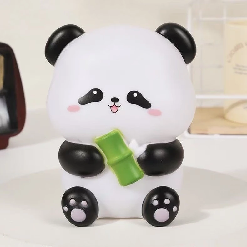 大熊猫石膏娃娃手工涂鸦DIY创意彩绘玩具3D立体中号熊猫