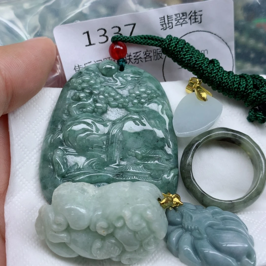 颈饰未镶嵌翡翠翡翠