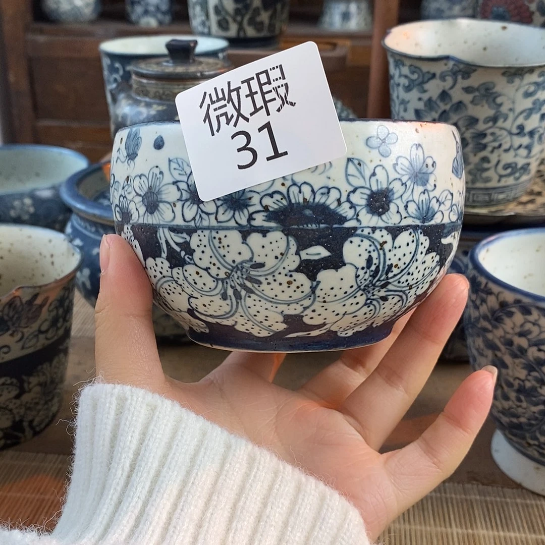 ⊙****陶手工手绘青花高温陶瓷