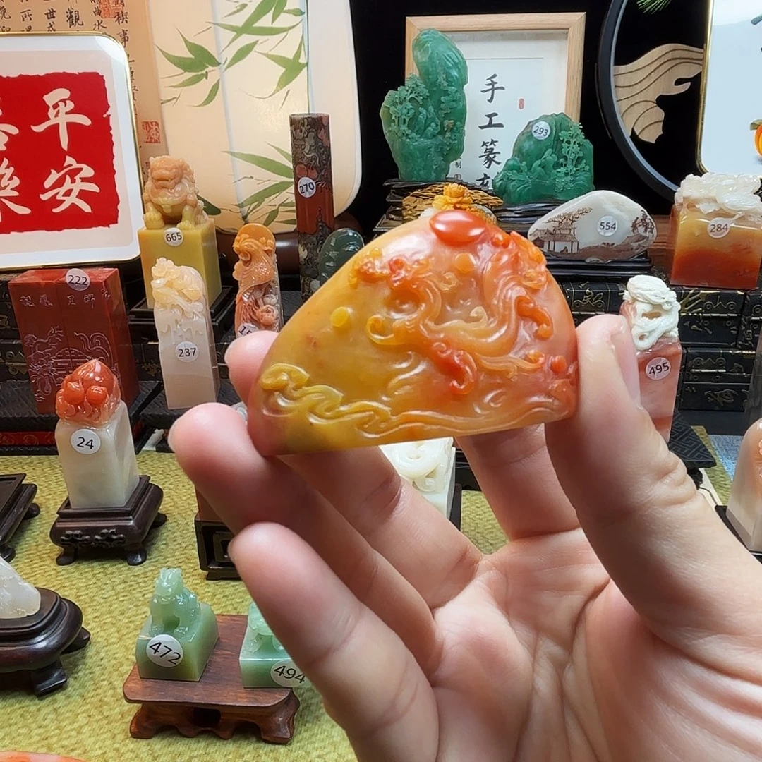 印石寿山石螭虎闲章8