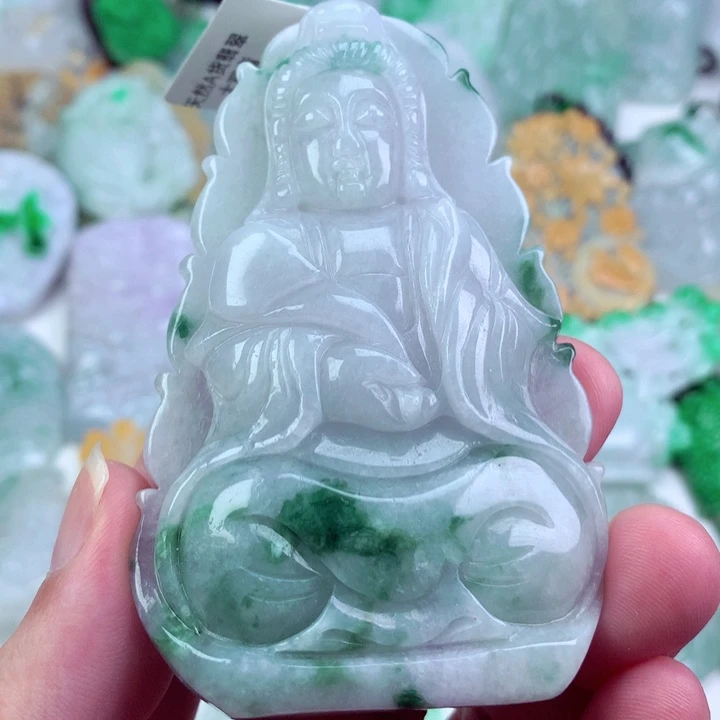 明***姐吊坠(不含链)未镶嵌翡翠