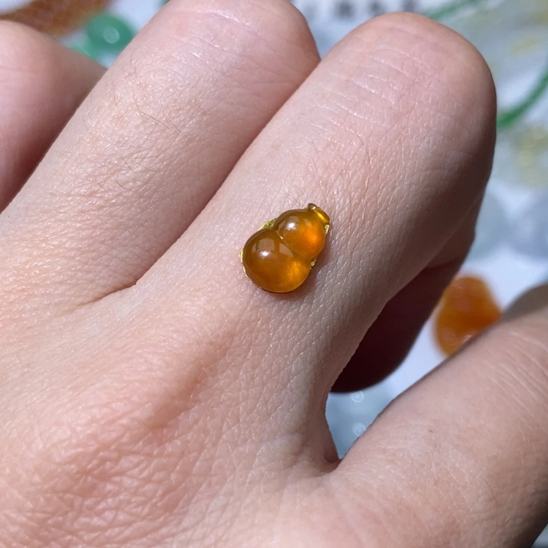 李***峰定制翡翠未镶嵌翡翠8.4×5.8×2.2