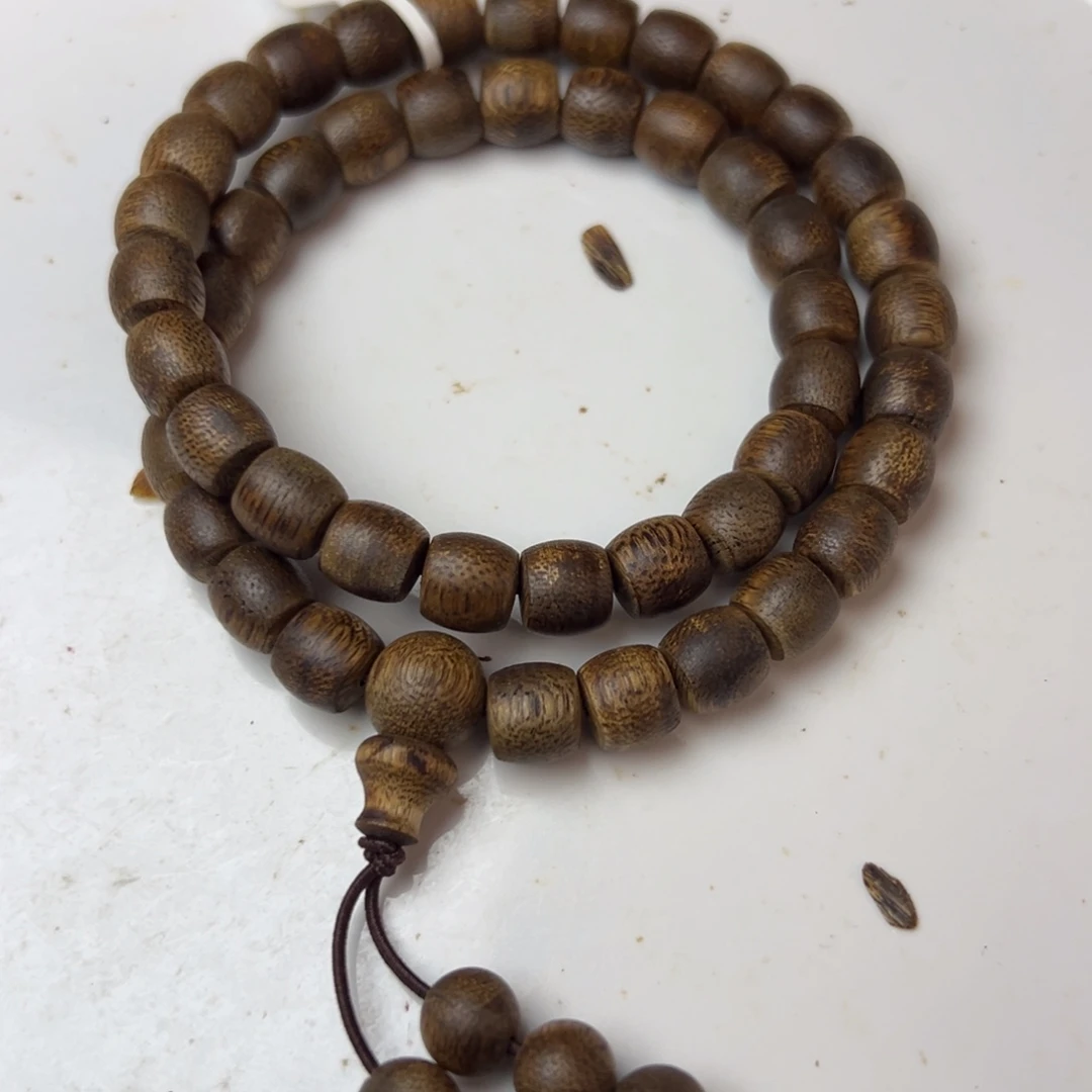 沉香碎屑沉香B024鼓珠双圈08多样性发一