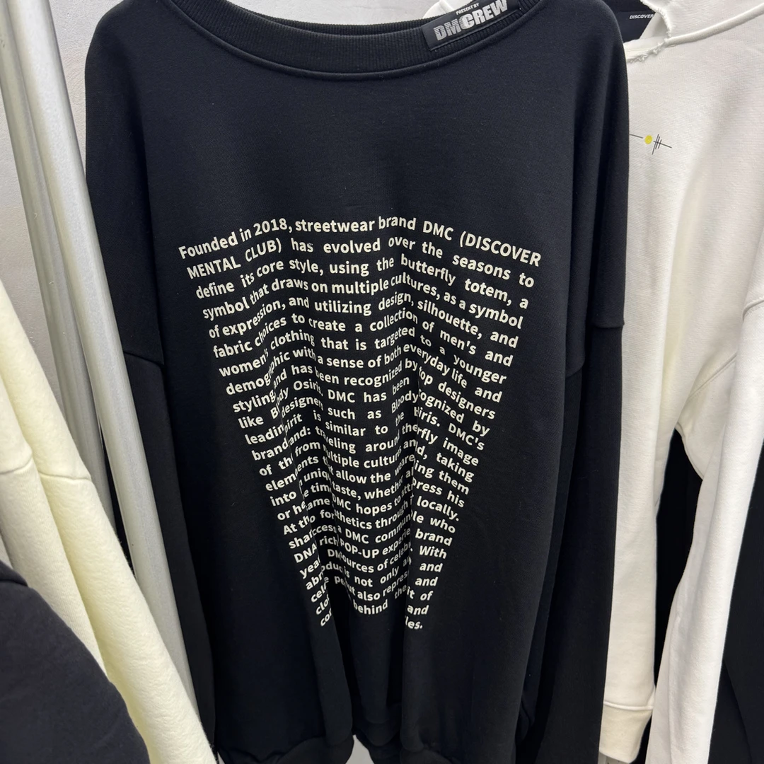 未使用 maje jp918 DMC 黑色标语卫衣