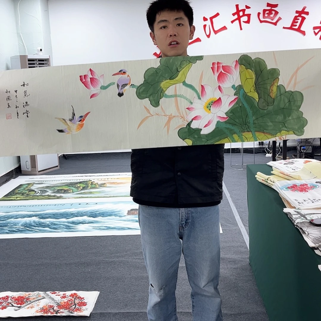国画国画纯手工作品