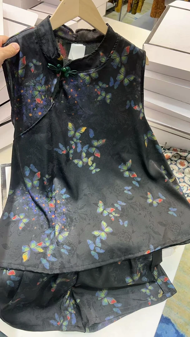 步步生花--中式国风气质试百搭小众设计时尚休闲夏季轻奢显瘦套装