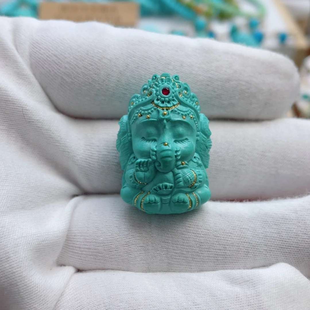 绿松石珠宝奇石未镶嵌