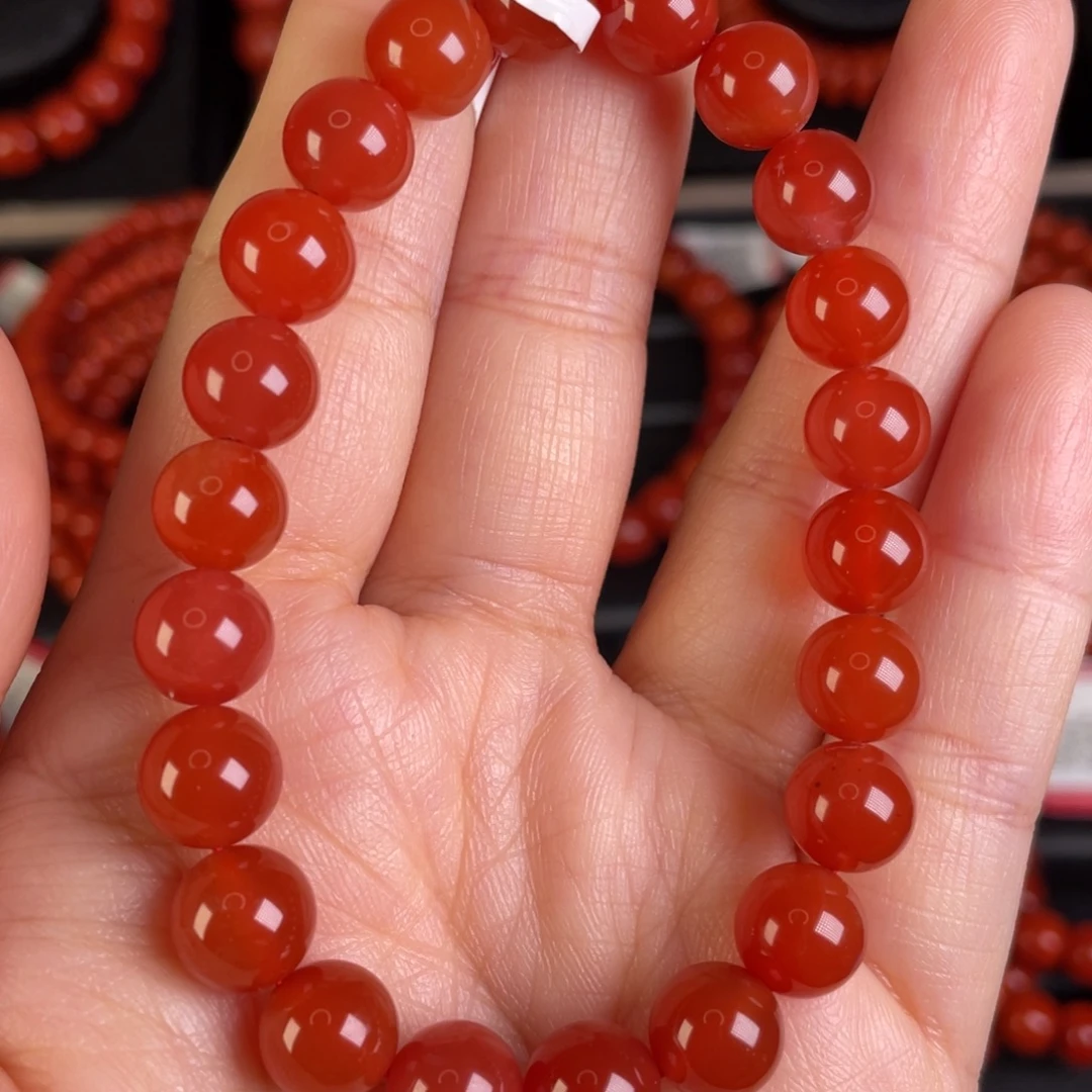 南红玛瑙未镶嵌手链花