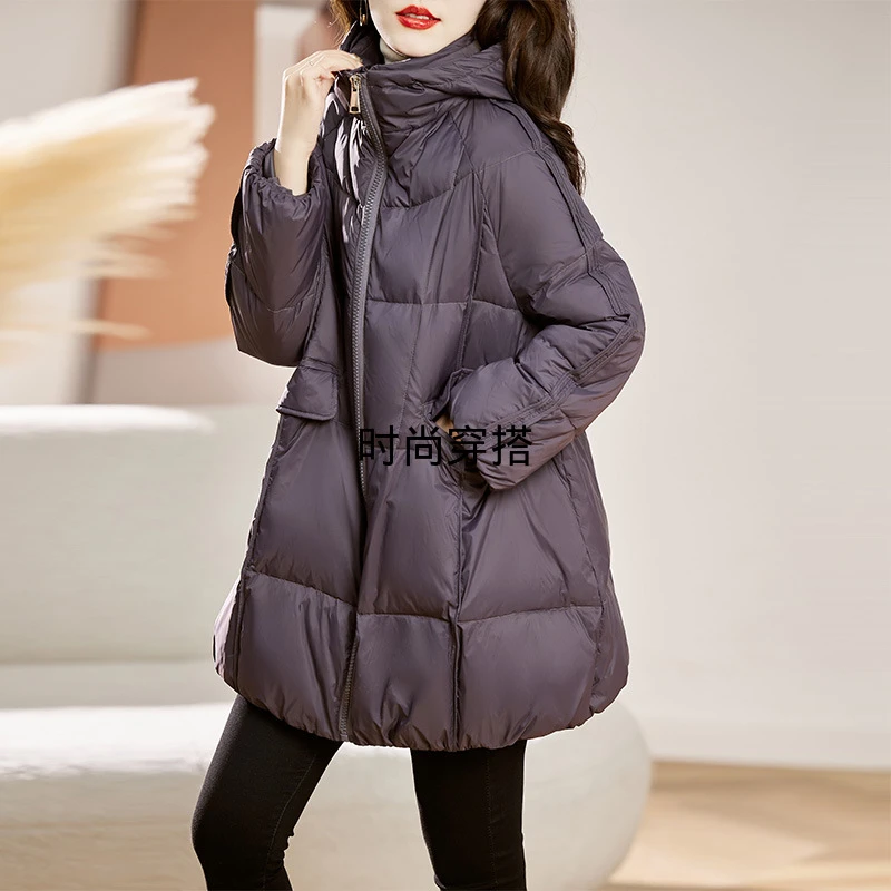 【严选小铺】大码羽绒服女2025新款洋气宽松版型新款潮牌女装