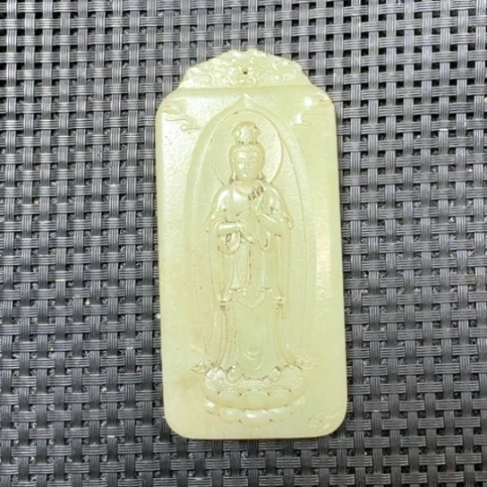 和田玉未镶嵌吊坠(不含链)