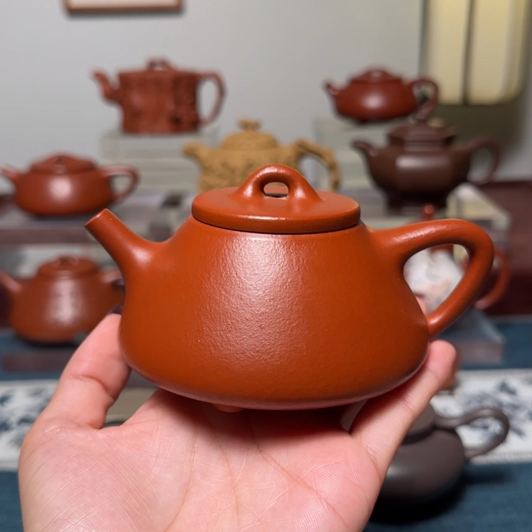 紫砂茶壶全手工小煤窑子冶石瓢 200cc