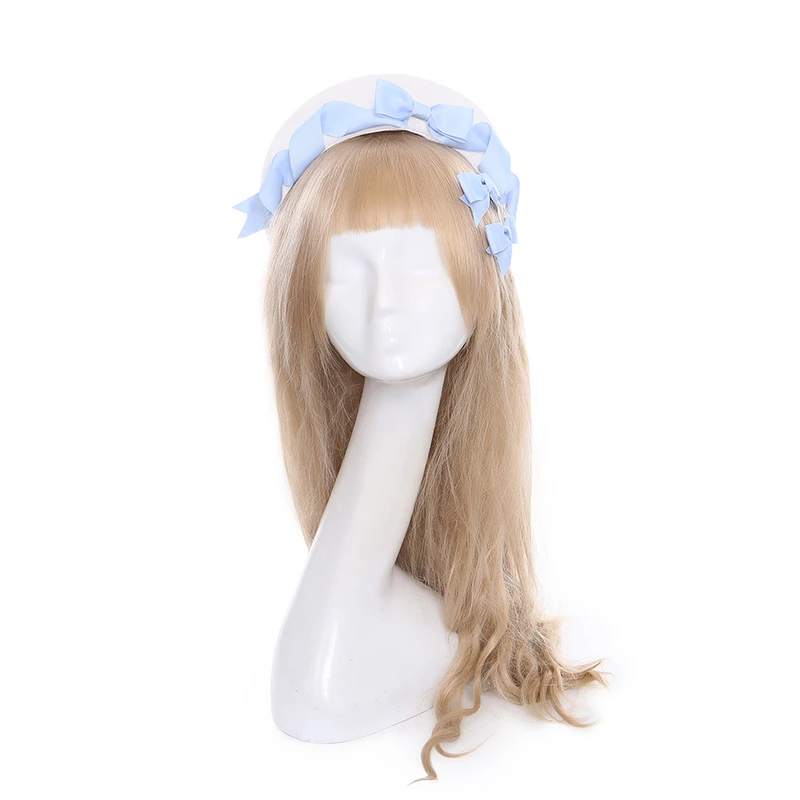 【To Alice】熊之原创夏日绵绵冰海军风水手领分体泳衣帽子夏季日系