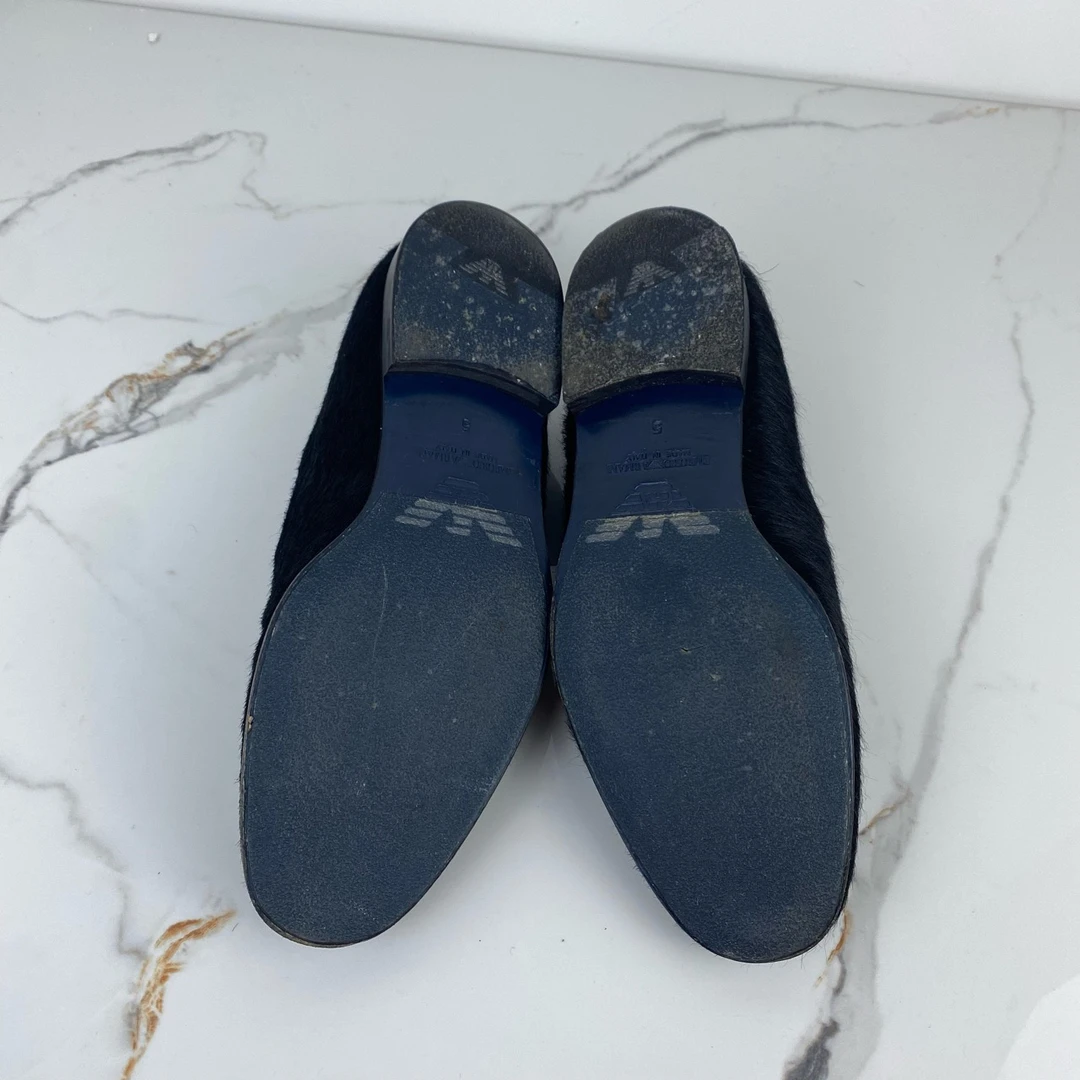 99新  Armani绒面乐福鞋/5码/98新/53992