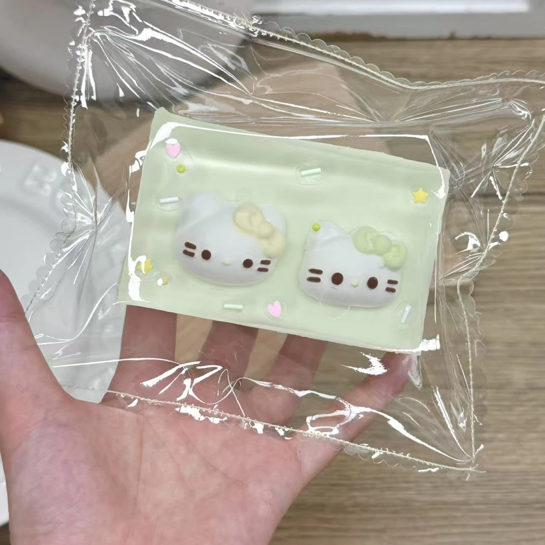 【青提果冻KT奶砖】硅胶捏捏乐解压玩具