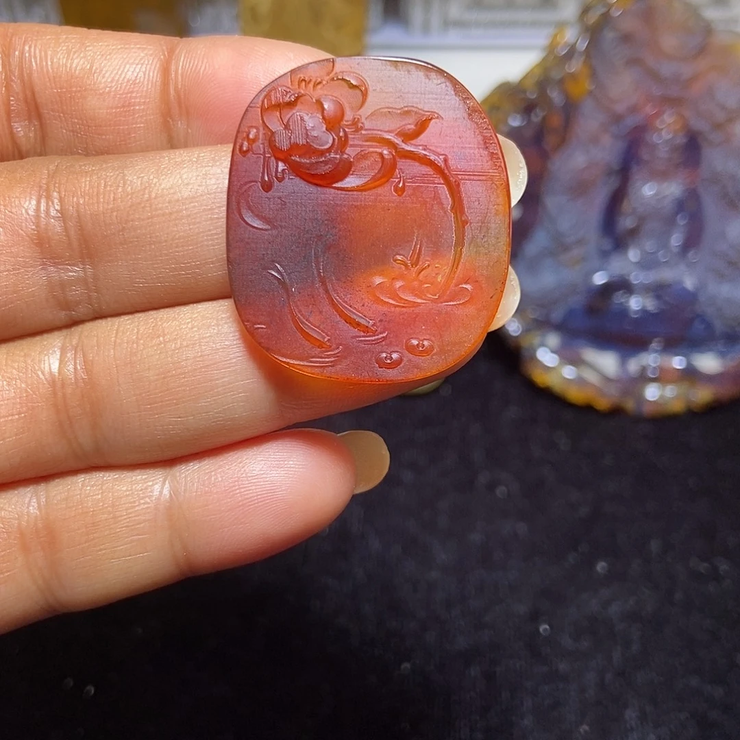 琥珀颈饰未镶嵌缅甸天然琥珀吊坠
