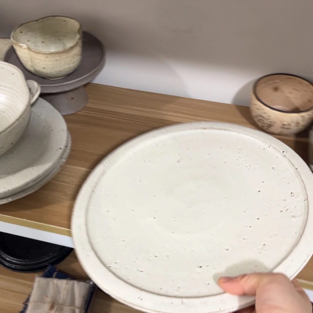 陶手作大白盘00000000
