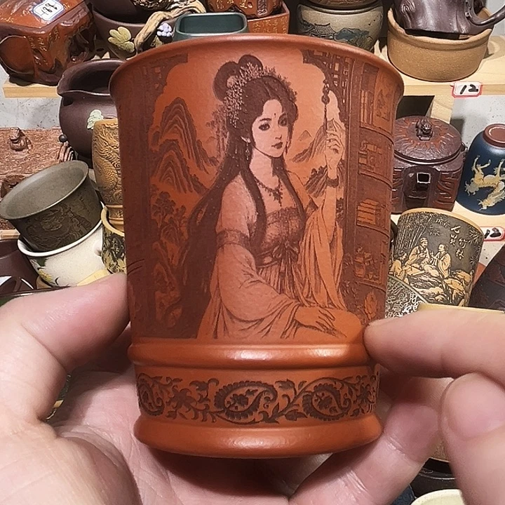 茶杯紫砂宜兴紫砂主人杯