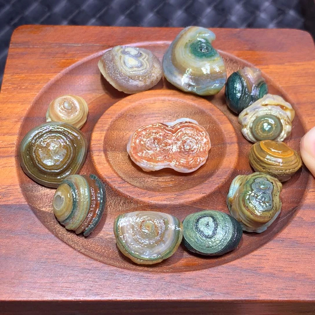 未镶嵌玛瑙/玉髓珠宝半成品