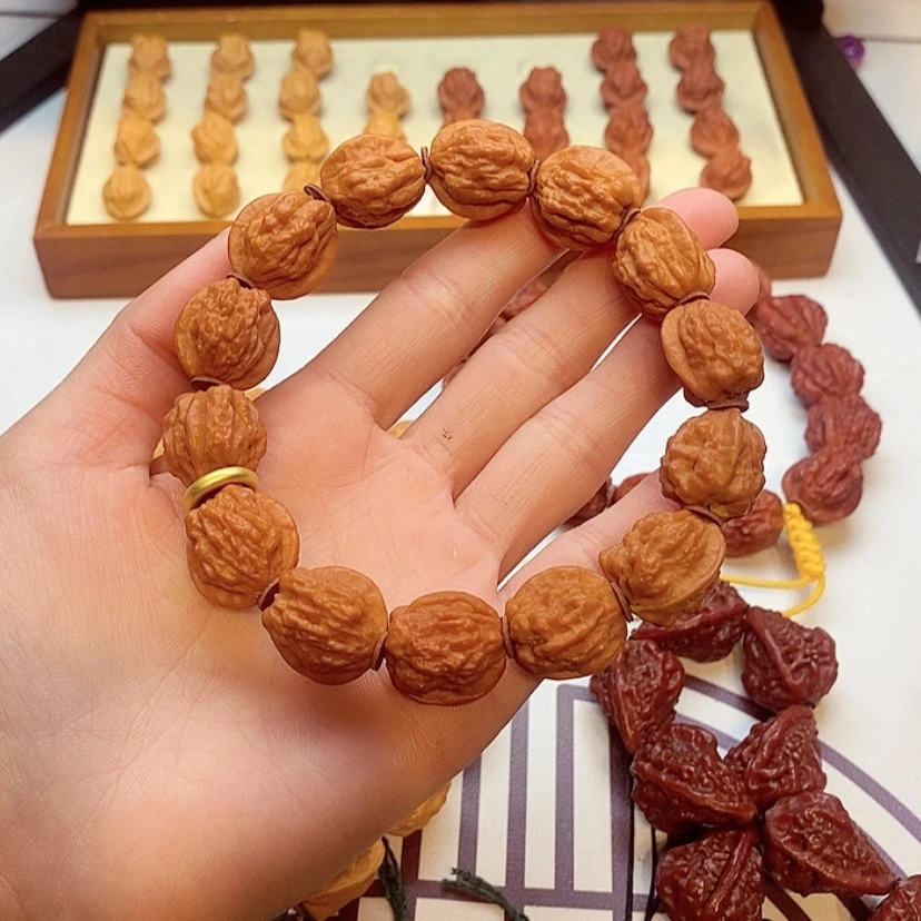 【闪购商品】手串文玩核桃幸**宝小核桃手串金蟾