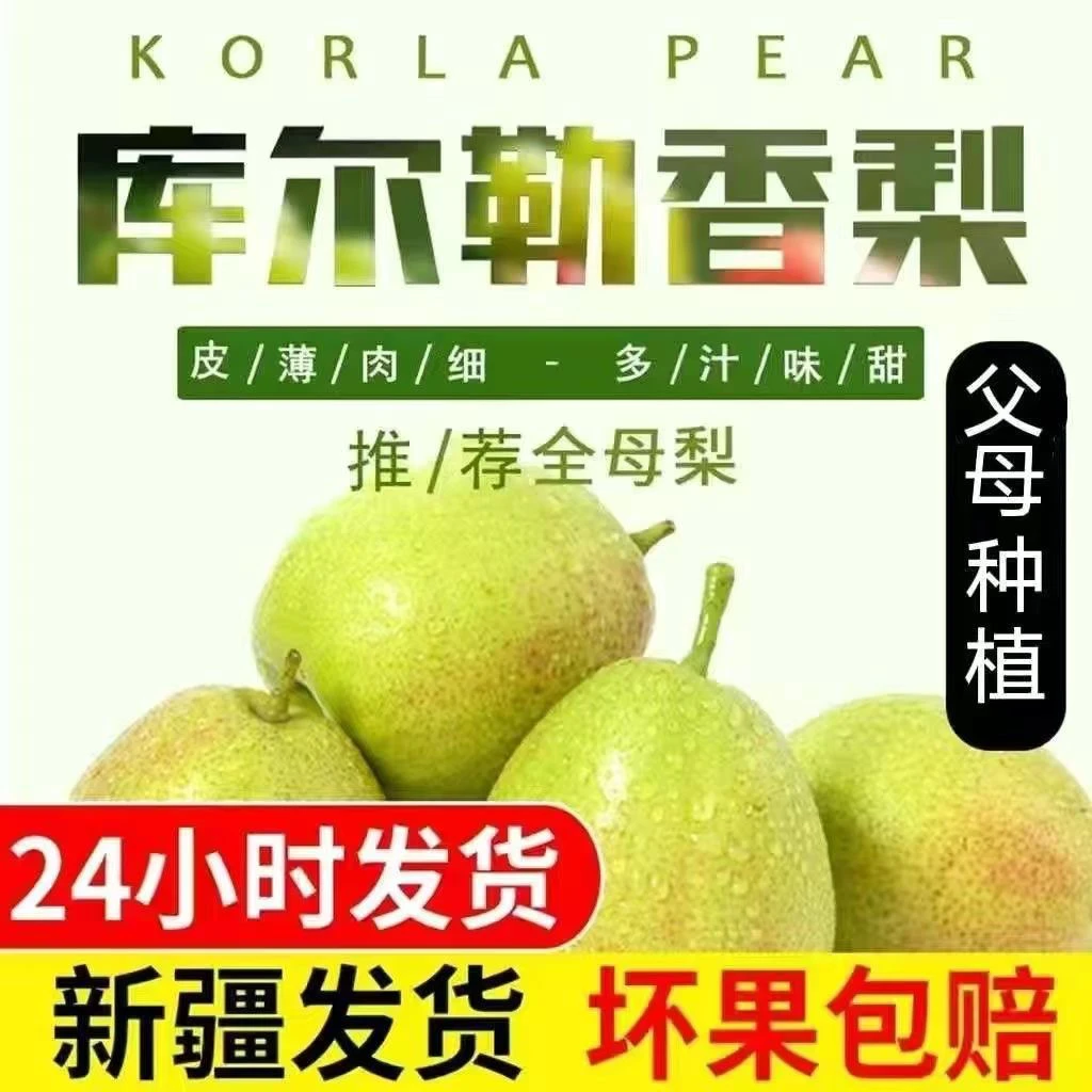【新疆库尔勒香梨】10斤 单果净重100~130g 包邮到家 坏果包赔